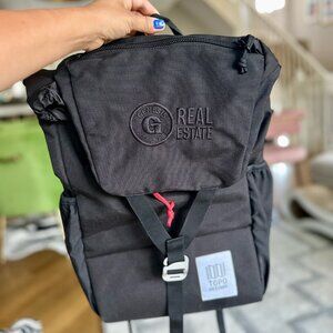 Topo Designs Black Y-Pack Backpack